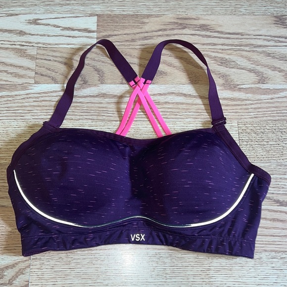 Victoria's Secret Other - pink & purple Victoria's Secret VSX Sport sports bra size 34DD